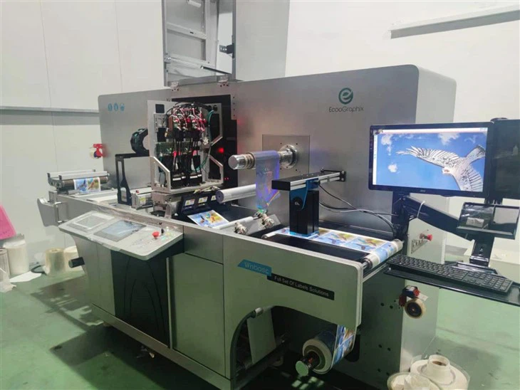 DigiSpark Digital Label Varnish Printing Machine For Braille Washi Tape Stickers