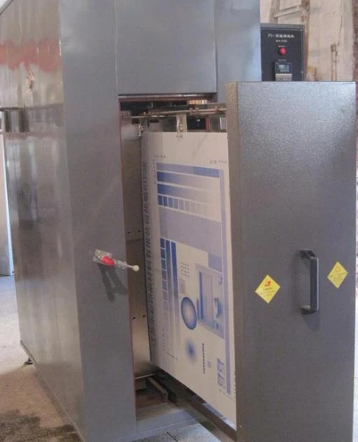 Vertial Heating PS Plate Oven Baking Machine